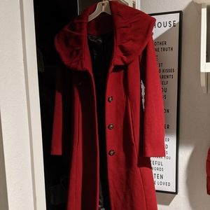 Calvin Klein Wool Coat Size 2 NWOT